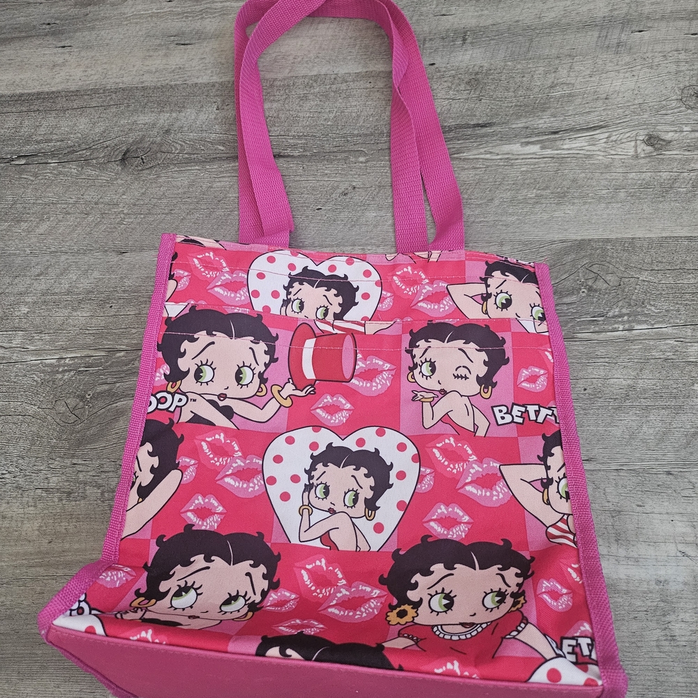 Pink Betty Boop Tote Bag